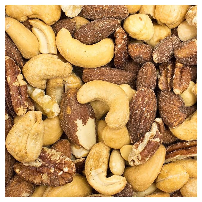 Deluxe Fancy Mixed Nuts Roasted Unsalted (No Peanuts) 20 Lbs. Bulk Case Kosher