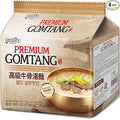 Paldo Premium Gomtang Noodle 500g 4.41oz (Pack of 4)
