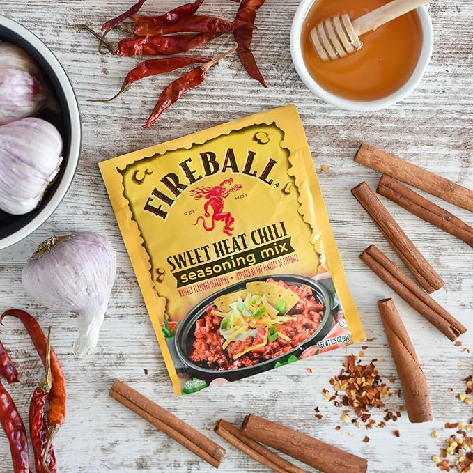 Fireball Sweet Heat Chili Seasoning Mix 1.25 oz (Pack of 12)