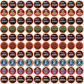 Two Rivers Coffee Bold Roast Coffee Pods for Single Serve Coffee Pod Brewers Including 2.0 Variety Sampler Pack 100 Count