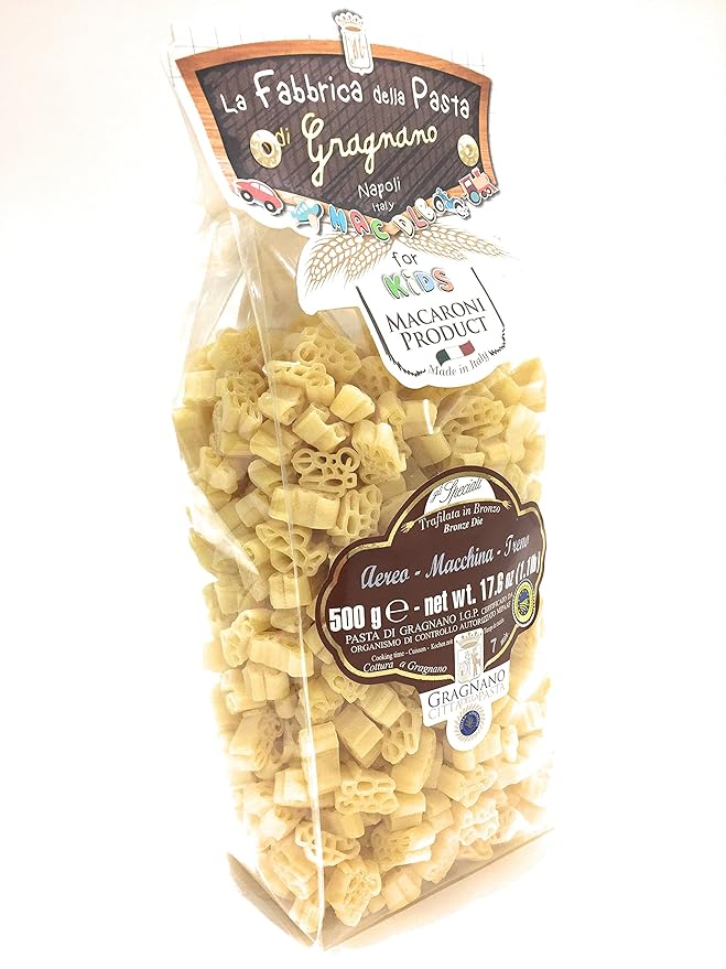 La Fabbrica della Pasta. Pasta for Kids. Planes Cars Trains. 500g (1.1lb)