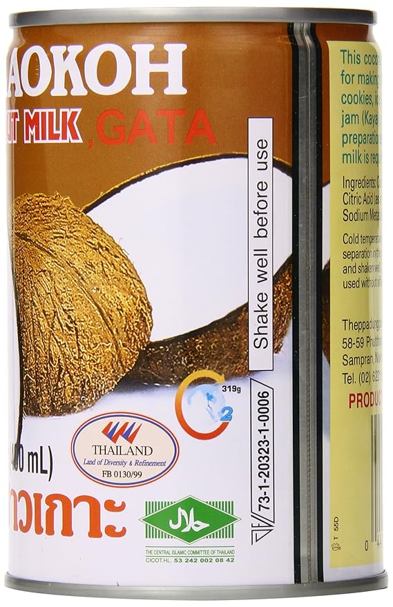 Chaokoh Coconut Milk 13.5 Fluid Ounce (Pack of 12)