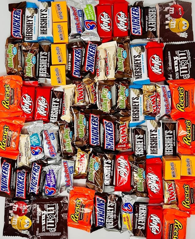 The Holy South 2 LB Bulk Chocolate Candy Variety Pack | Assorted Mix for Office Snacks Movie Night Parties &amp Treats | Family Size Value Bag | Mixed Chocolate Milk Chocolate Dark Chocolate! (2
