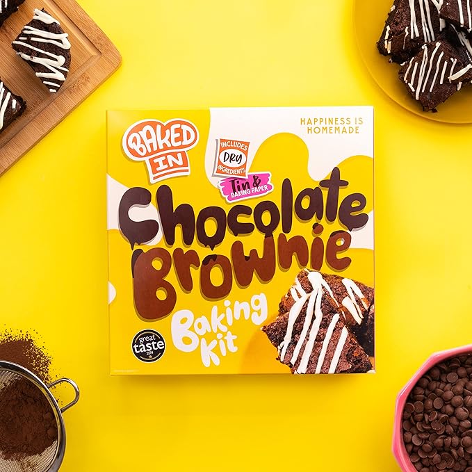 Bakedin 3pk Mug Cakes Belgian Chocolate Brownie Mix
