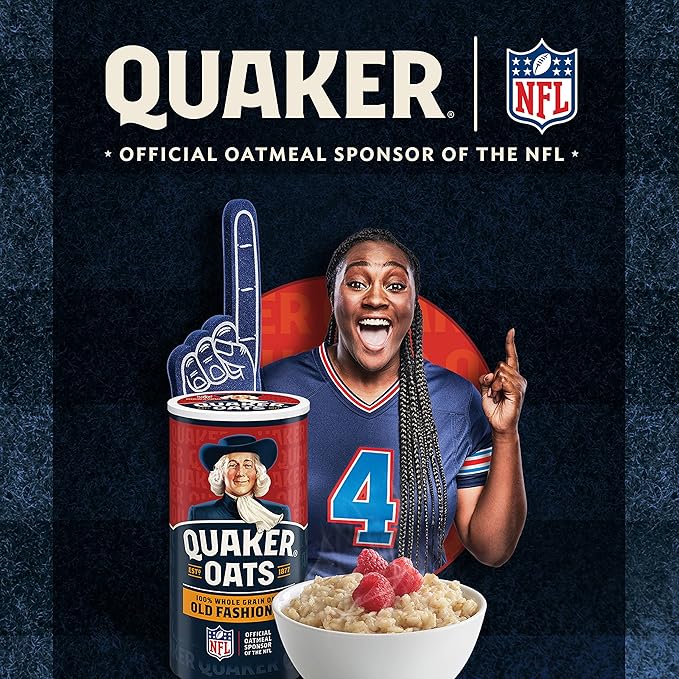Quaker Instant Oatmeal Fiber &amp Protein 3 Flavor Variety Pack Individual Packets 8 Count (Pack of 4)