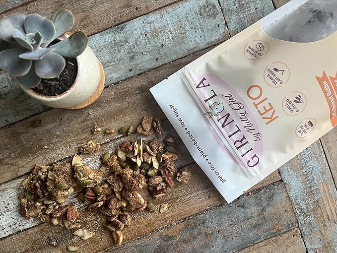 Low Sugar Low Carb Granola Cereal | Variety (10oz) 4 Pack | Nutty Girl Keto Girlnola®