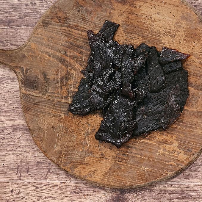 Mahogany Smoked Meats: Teriyaki Elk Jerky - 8oz