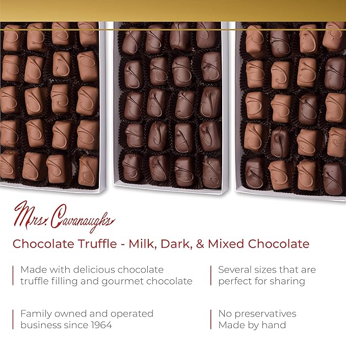 Mrs. Cavanaugh's 3 lb Chocolate Truffle Dark Chocolate