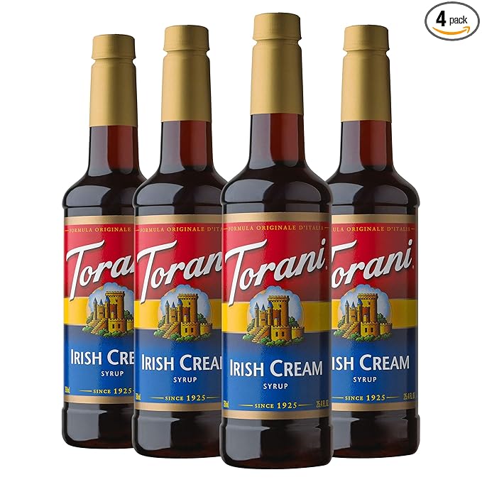 Torani Syrup Irish Cream 25.4 Ounces (Pack of 4)