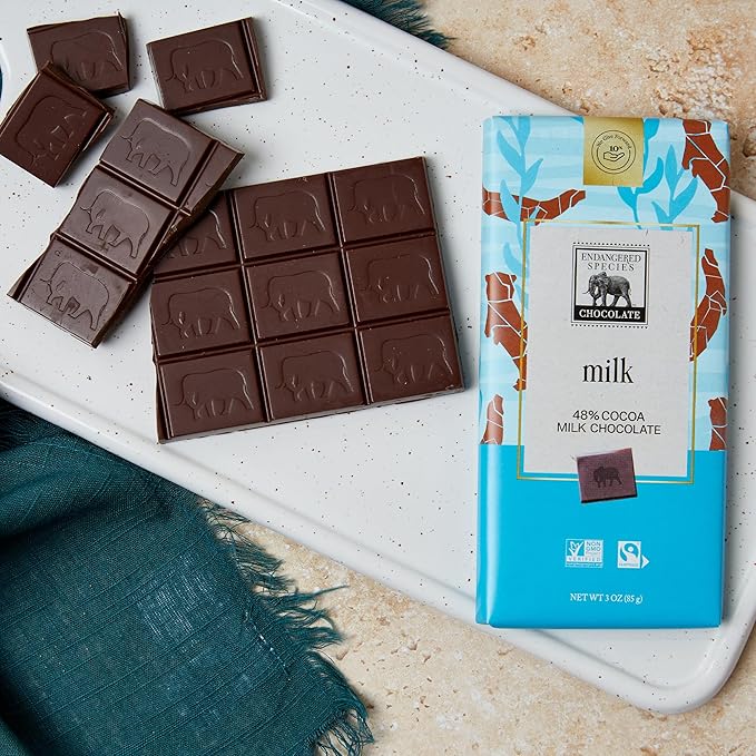 Endangered Species Milk Chocolate Bar (48% cocoa)