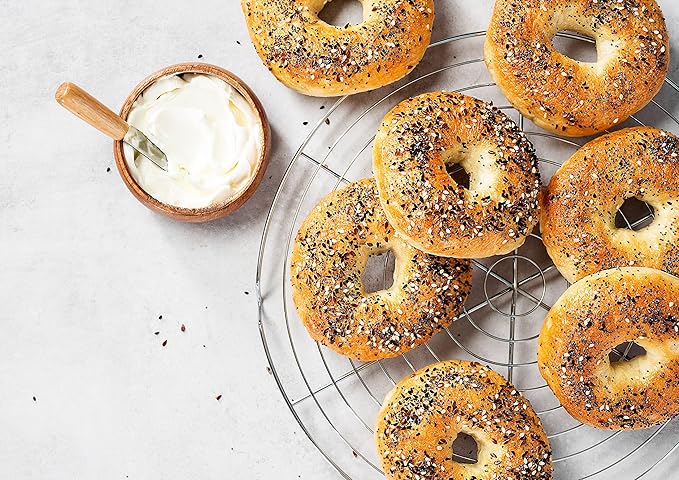 Food to Live Everything Bagel Seasoning Mix 4 Pounds – A Blend of White and Black Sesame Seeds Minced Garlic Onion and Himalayan Pink Salt Flakes. Great as a Topping and Baking Ingredient
