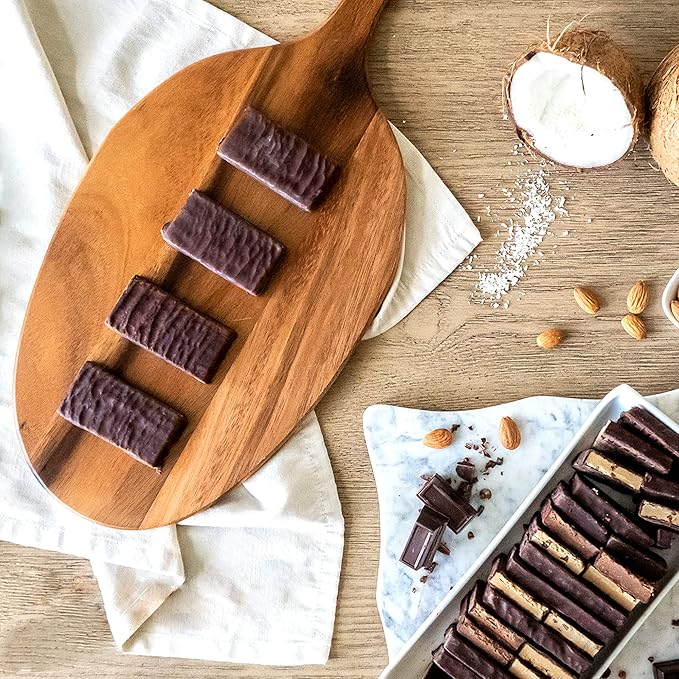 No Sugar Keto Bar Snack - Low Carb No Sugar Keto Snack Food with Keto Friendly Macros (12 x 1.41oz Bars Peanut Butter)