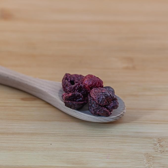 Freeze-Dried Sweet Cherries - Unsweetened No Preservatives Nutrient-Dense - Bulk &amp Multi-Pack Options by Survival Grocery® (36 oz./3 Resealable Bags)