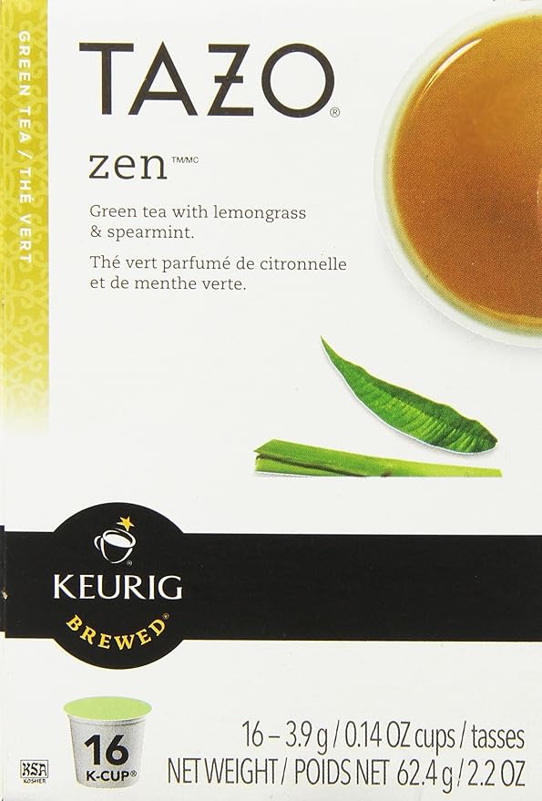 Tazo Zen Green Tea Keurig K-Cups 16 Count