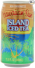 Hawaiian Sun Island Ice Tea 11.5-Ounce (Pack of 24)
