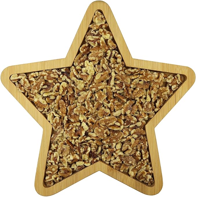 Shelled Walnut Halves and Pieces – 2 lb Bag | Fresh Raw Unsalted Premium California Walnuts for Baking Cooking &amp Snacking