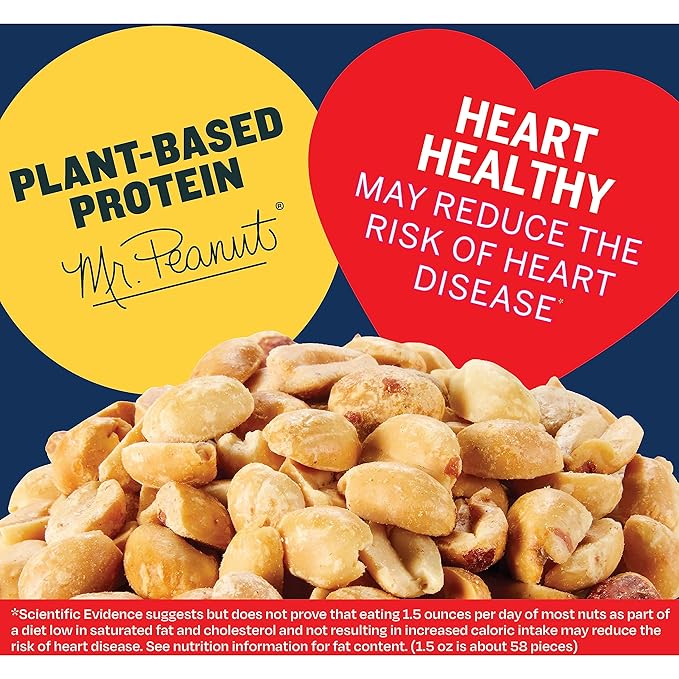 PLANTERS Peanuts Dry Roasted Peanuts Lightly Salted Snack Mix Snacks for Adults - 16 oz. Jars Pack of 12 PLANTERS Nuts