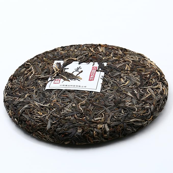 Yunnan Pu'er Tea 357 Grams Raw (Man Sa) Raw PU'ER Aged Fermented Puerh Tea Chinese Sheng Black Tea for Daily Drink and Gift