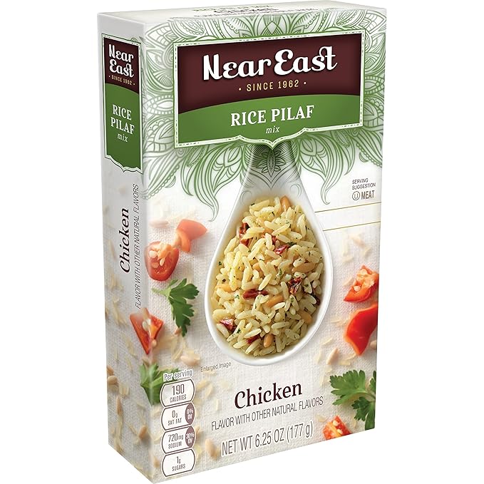 Near East Rice Pilaf Mix Chicken 6.25oz Boxes (12 Pack)