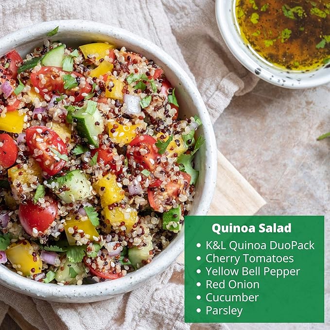 Quinoa Quick Cups (Fully Cooked Red &amp White Quinoa 12-Cups)