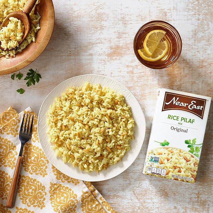 Near East Rice Pilaf Mix Original 6.09 Ounce (Pack of 12 Boxes)