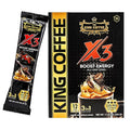 King Coffee 3in1 X3 Instant Vietnamese Coffee Packets Box 12 sticks x 0.95 oz (27g) Boost Energy Cafe Mix Perfect for Powerful Day (1)