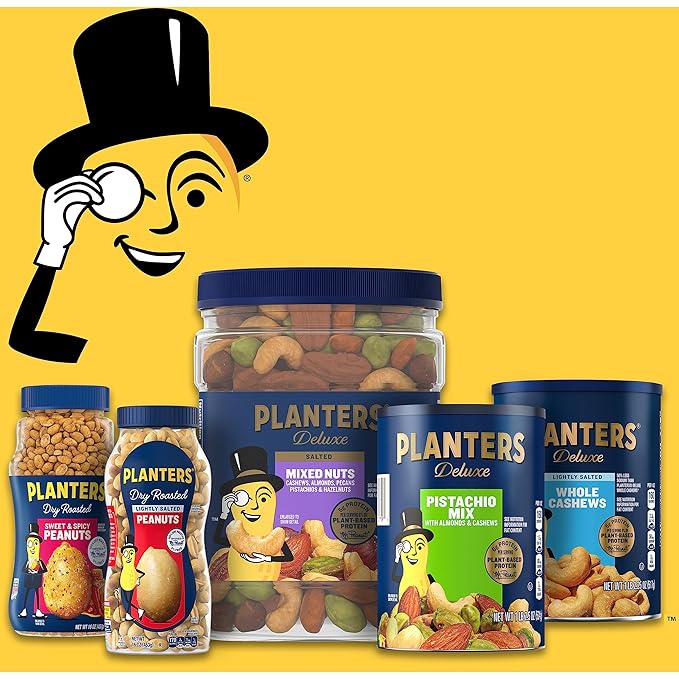 PLANTERS Honey Roasted Peanuts (2.16 lb Container) 6PK