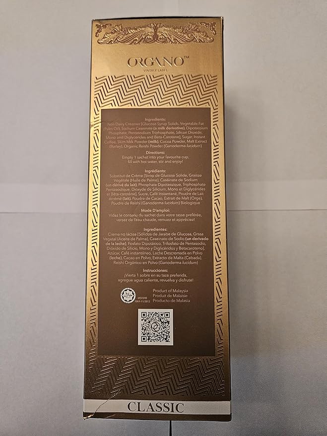 ORGANO Gourmet Cafe Mocha (15 sachets)