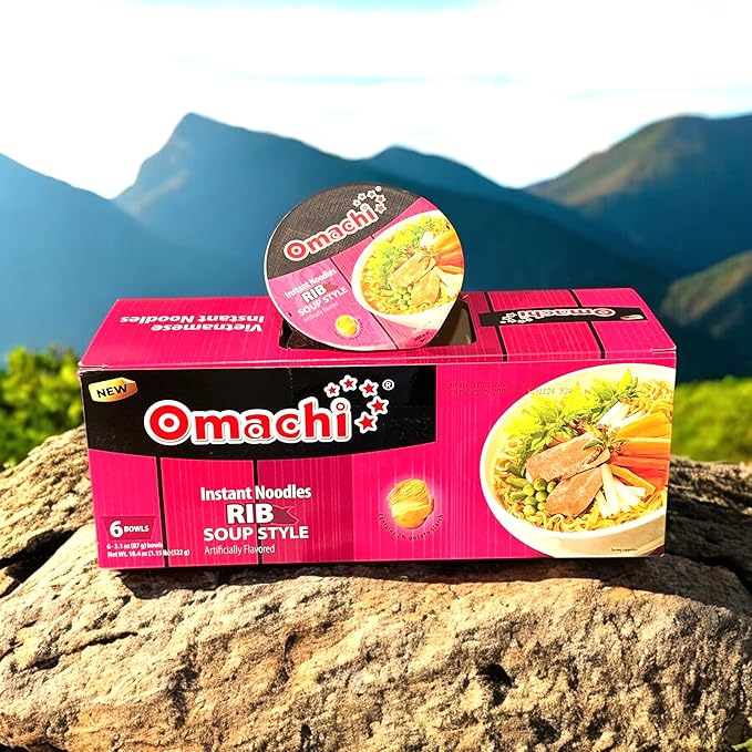 Asia Style Instant Noodles (COMBO OMACHI RIB SOUP POTATO NOODLES)