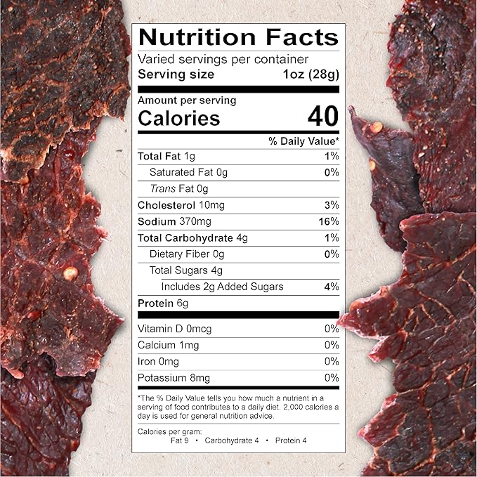 Hardtimes Handcrafted Beef Jerky - Sweet Heat Flavor - 3 Pack of 2.25 oz Bags