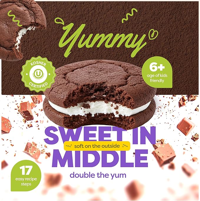 Baketivity Kids Baking DIY Activity Kit - Bake Delicious WhoopiePie with Pre-Measured Ingredients – Best Gift Idea for Boys and Girls Ages 4-12