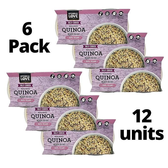 Quinoa Quick Cups (Fully Cooked Red &amp White Quinoa 12-Cups)