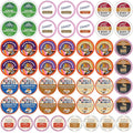 Perfect Samplers Flavored Single Serve Cups For Keurig K cup Brewers Variety Pack Sampler (Flavored Lovers 50)