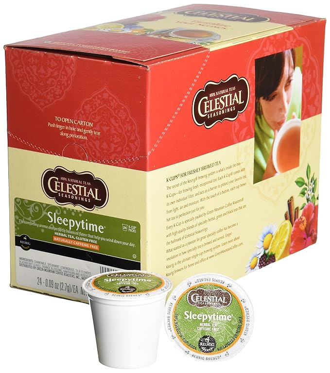 Celestial Seasonings Sleepytime Herbal Tea K Cup 48 Count Case for Keurig Brewers