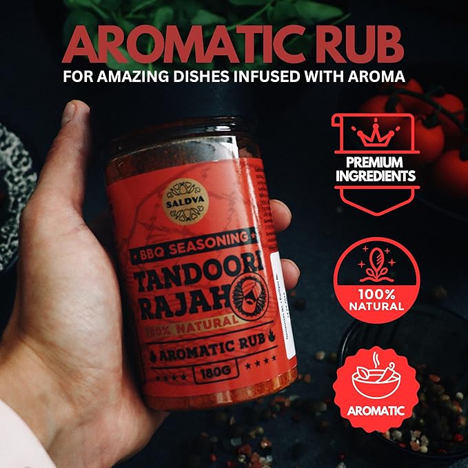 Gourmet Selection of Premium BBQ Seasonings - Holy Cow Angel’s Wings Smoky Pig Tandoori Rajah Burger's Heart &amp Blonde Mermaid BBQ Rubs | Pack of 6 | 100% Natural | Great Spices Gift For Foodie