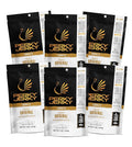 Perky Jerky Original Turkey Jerky 5 oz Bags (Pack of 6) - Low Sodium - 10g Protein per Serving - Low Fat - 100% U.S. Sourced - Tender Texture and Bold Flavor
