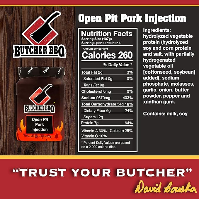 Open Pit Pork Injection Marinade