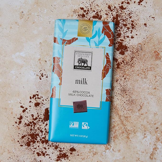 Endangered Species Milk Chocolate Bar (48% cocoa)