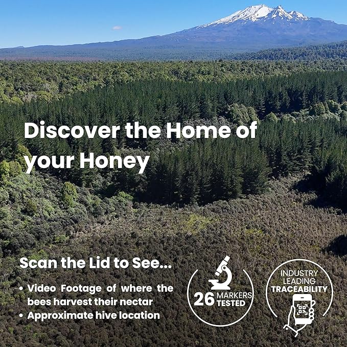 Wonder Honey Raw Manuka Honey New Zealand MGO550 (15+) Tested for 26 Markers Traceable Natural Soothing for Sore Throat Cough - Aids Digestion - Triple Sealed for safety in a Protective Box (1.1lb)