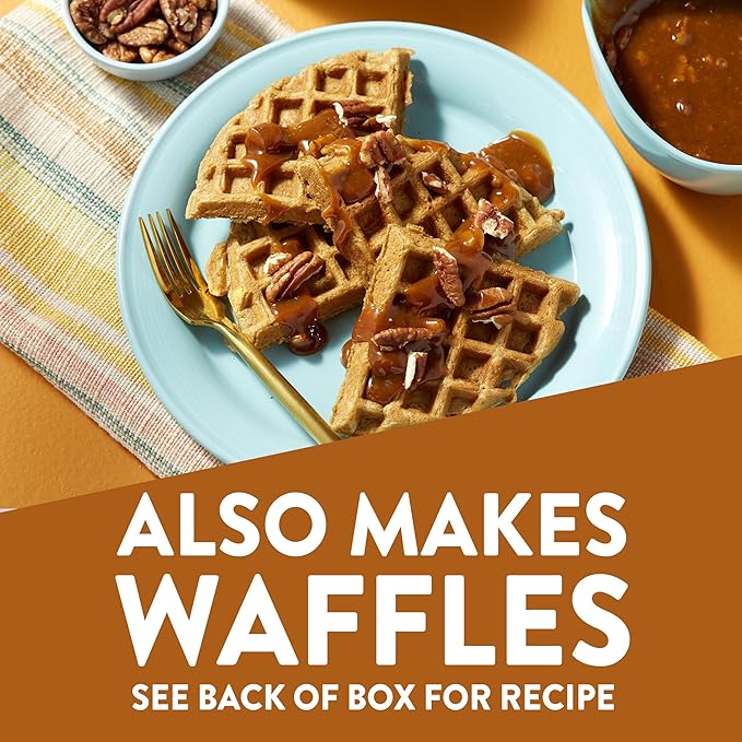 Krusteaz Light &amp Fluffy Pumpkin Spice Complete Pancake Mix 16-Ounce Boxes (Pack of 8)