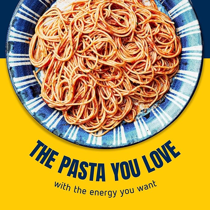 Barilla Protein+ (Plus) Spaghetti Pasta 14.5 Ounce (Pack of 20) - plant based - Made from Lentils Chickpeas &amp Peas - Non-GMO Kosher Certified