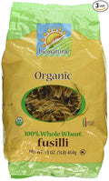 Bionaturae 05608-3pack Bionaturae Fusilli Whole Wheat Pasta - 1 Pound (Pack of 3)