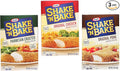 Shake N Bake Variety Bundle: (1) Original Pork 5oz (1) Original Chicken 4.5oz and (1) Parmesan Crusted 4.75oz (3 Pack Total)