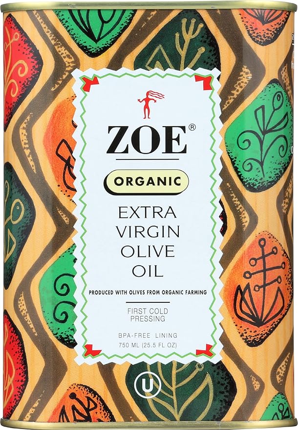 Zoe Organic Extra Virgin Oil Olive 25.5 Ounce