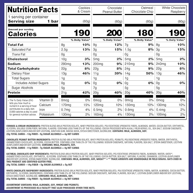 Quest Nutrition Ultimate Variety Pack Protein Bars High Protein Low Carb Gluten Free Keto Friendly 12 Count