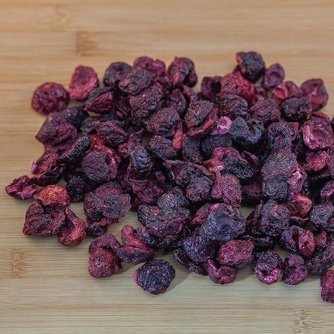 Freeze-Dried Sweet Cherries - Unsweetened No Preservatives Nutrient-Dense - Bulk &amp Multi-Pack Options by Survival Grocery® (36 oz./3 Resealable Bags)