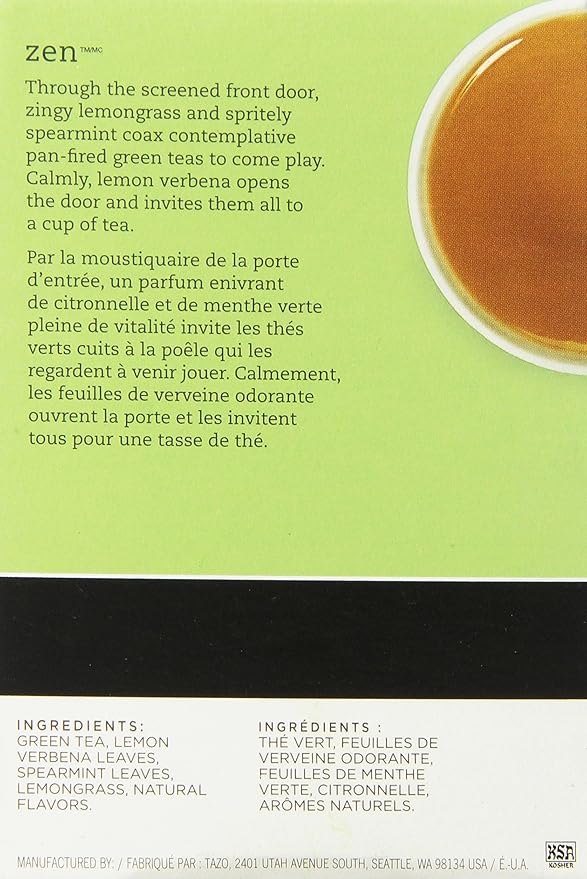 Tazo Zen Green Tea Keurig K-Cups 16 Count