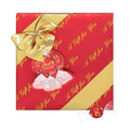 Lindt LINDOR Holiday Milk Chocolate Candy Truffles Wrapped Gift Box Milk Chocolate with Smooth Melting Truffle Center 10.1 oz.