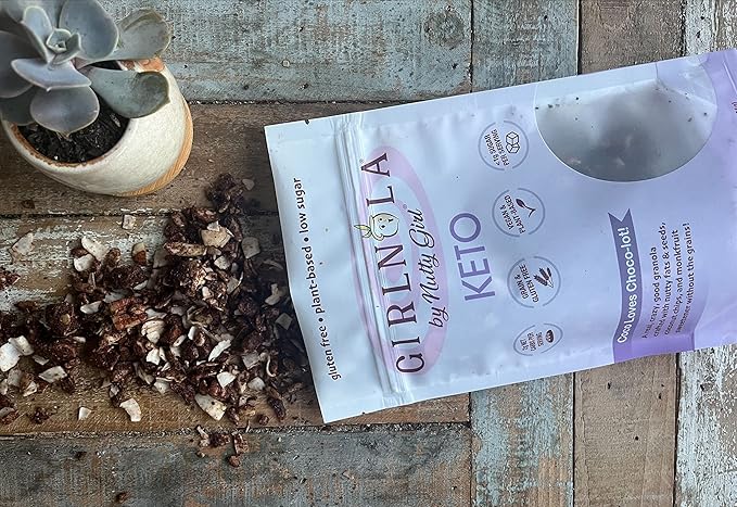 Low Sugar Low Carb Granola Cereal | Coco Loves Choco-Lot | 6 Pack | Nutty Girl Keto Girlnola®