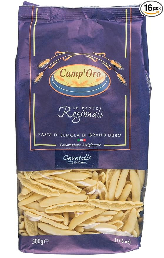 Camp'Oro Cavatelli Pasta Pack of 16 (16 Ounce) Bag